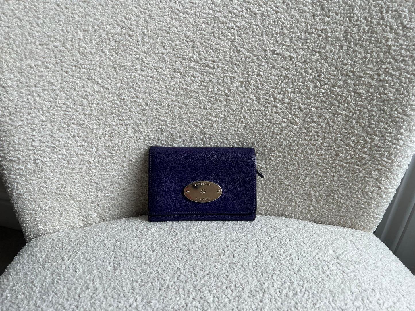 Mulberry Purple French Purse (RRP £275)