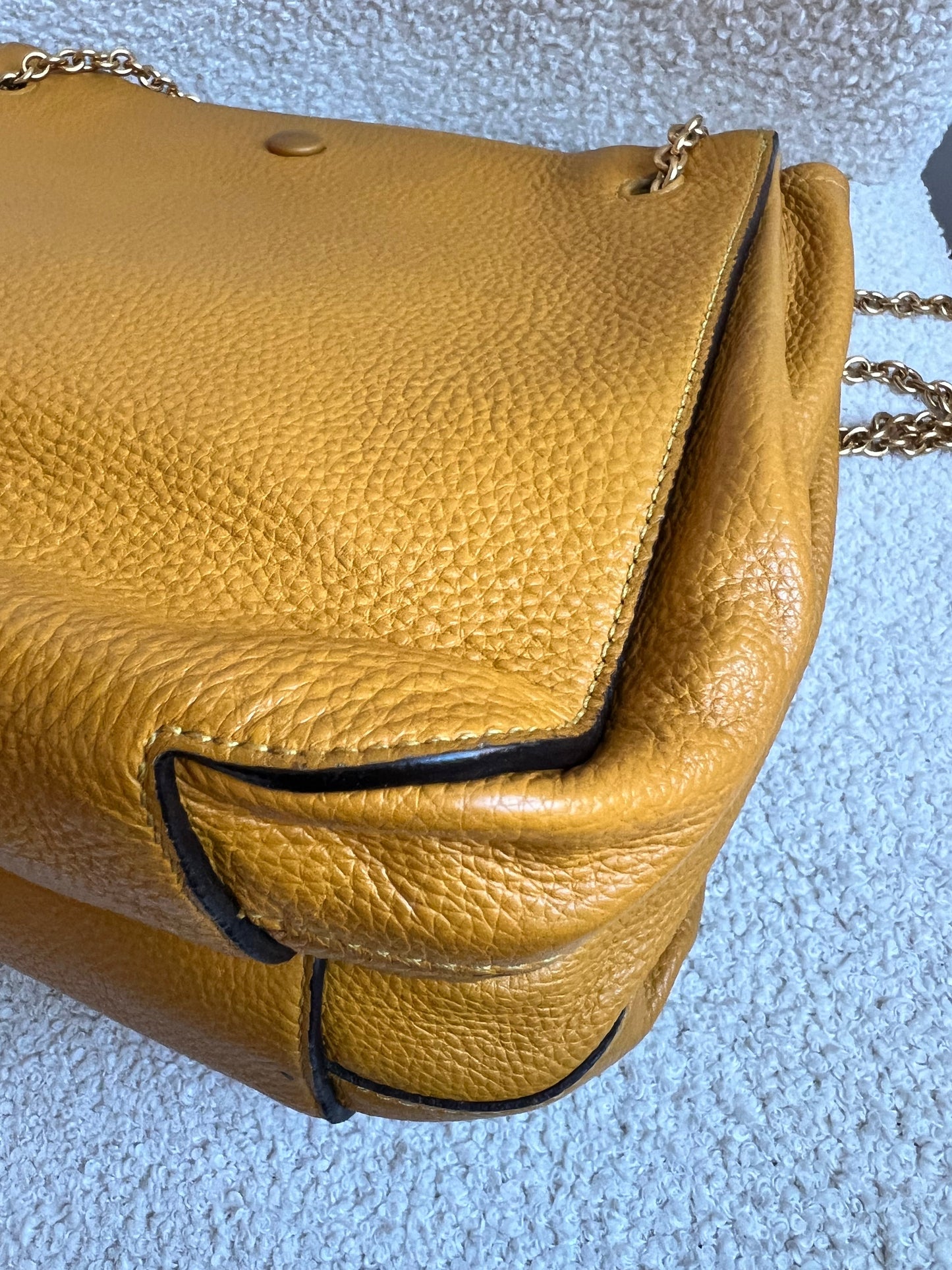 Mulberry Deep Amber Marloes Satchel (RRP £1095)