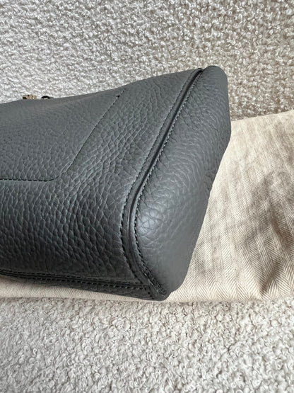 Mulberry Solid Grey Regular Top Handle Lily (RRP £1095)