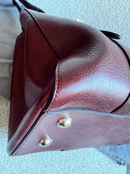 Mulberry Oxblood Small Double Zip Bayswater Tote (£1500)