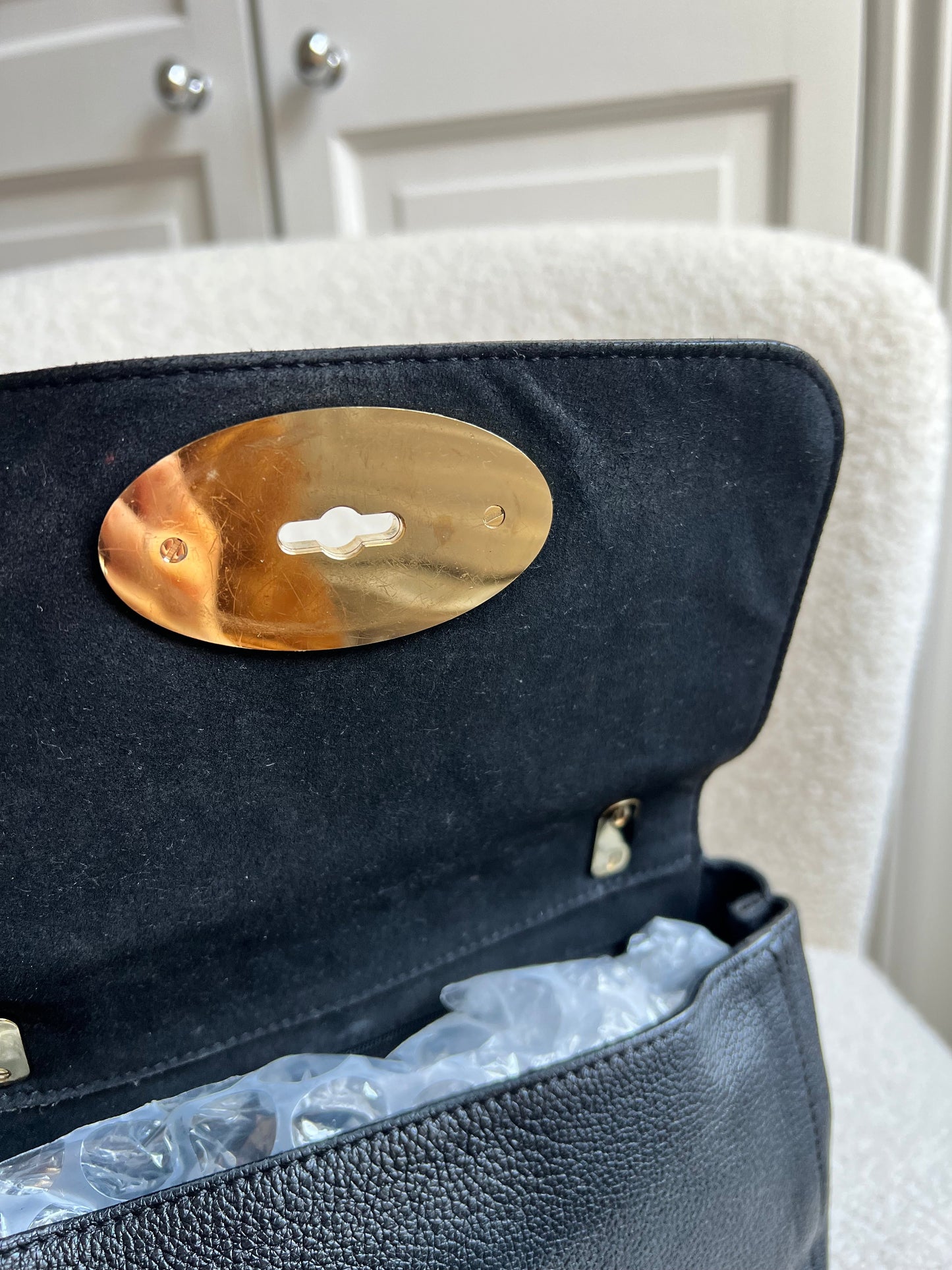 Mulberry Black Regular Lily with Hardware (RRP £995)