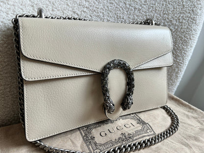 Gucci Dionysus GG White Small Shoulder Bag (RRP £2,670)