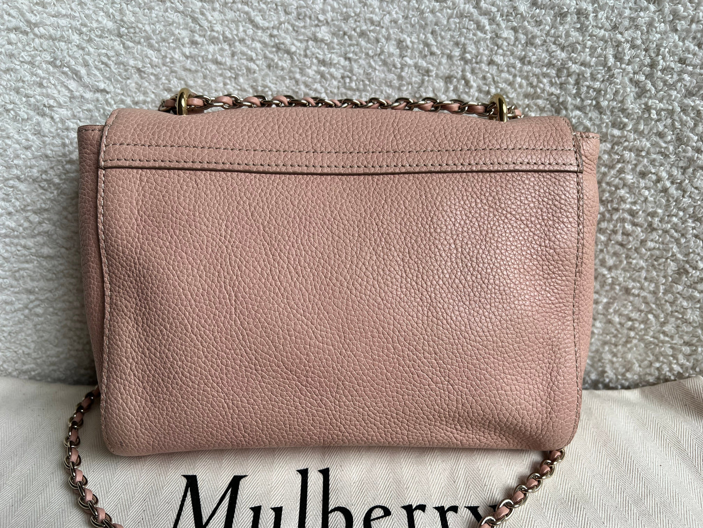 Mulberry Rose Petal Regular Lily with Gold Hardware (RRP £995)