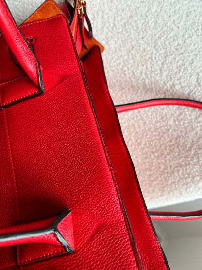 Mulberry Fiery Red Zipped Bayswater (RRP £1,350)