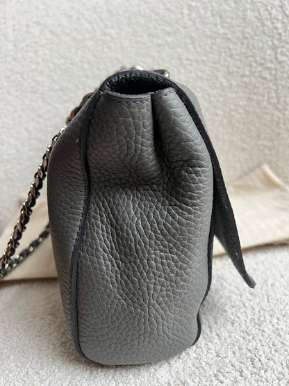 Mulberry Charcoal Grey Medium Top Handle Lily (RRP £1075)