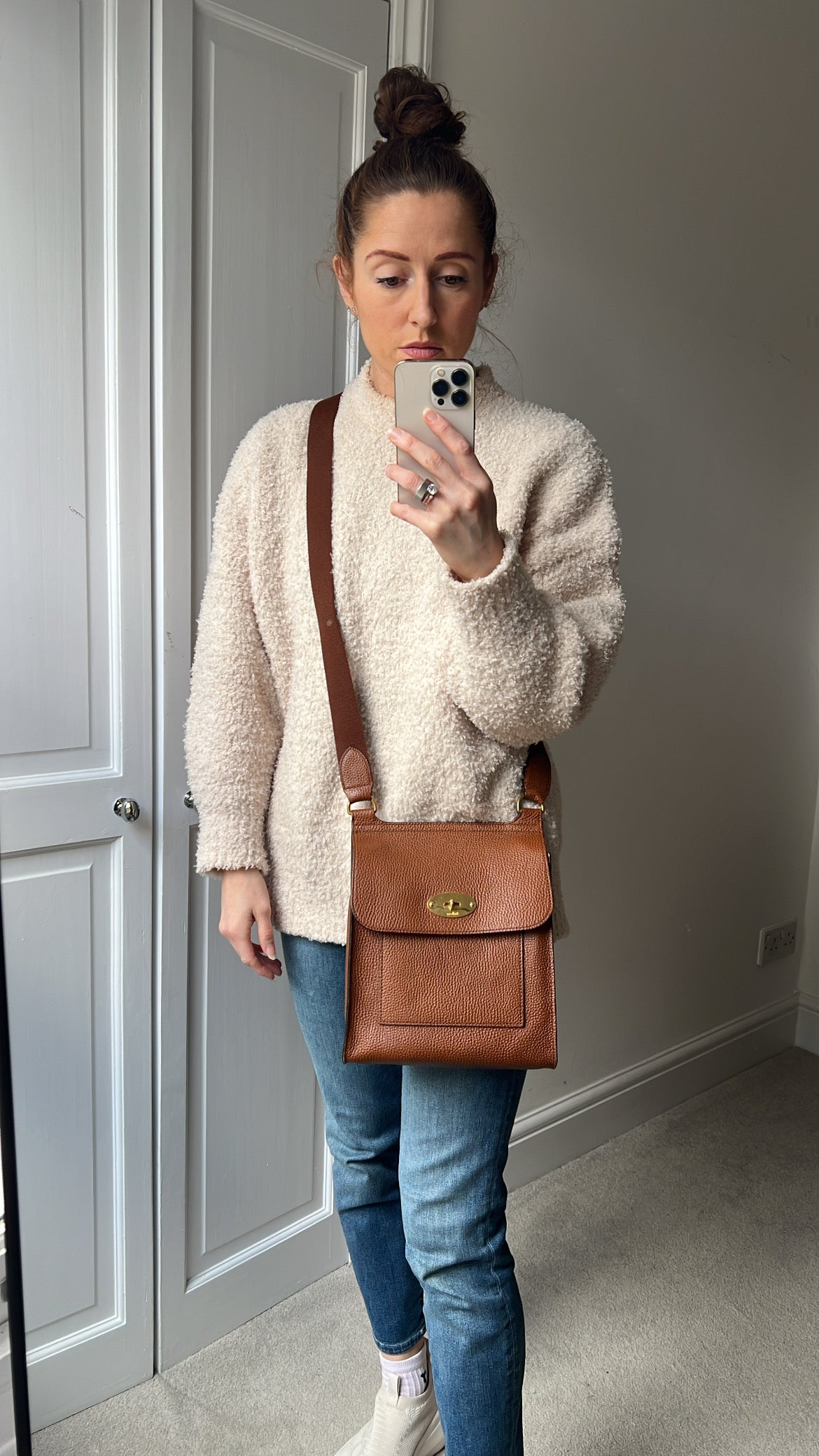 Mulberry Medium Oak Antony (RRP £745)