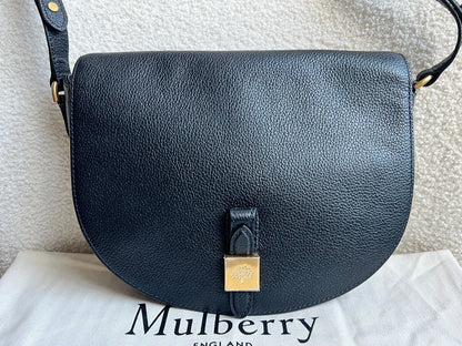 Mulberry Black Tessie Satchel (RRP £650)