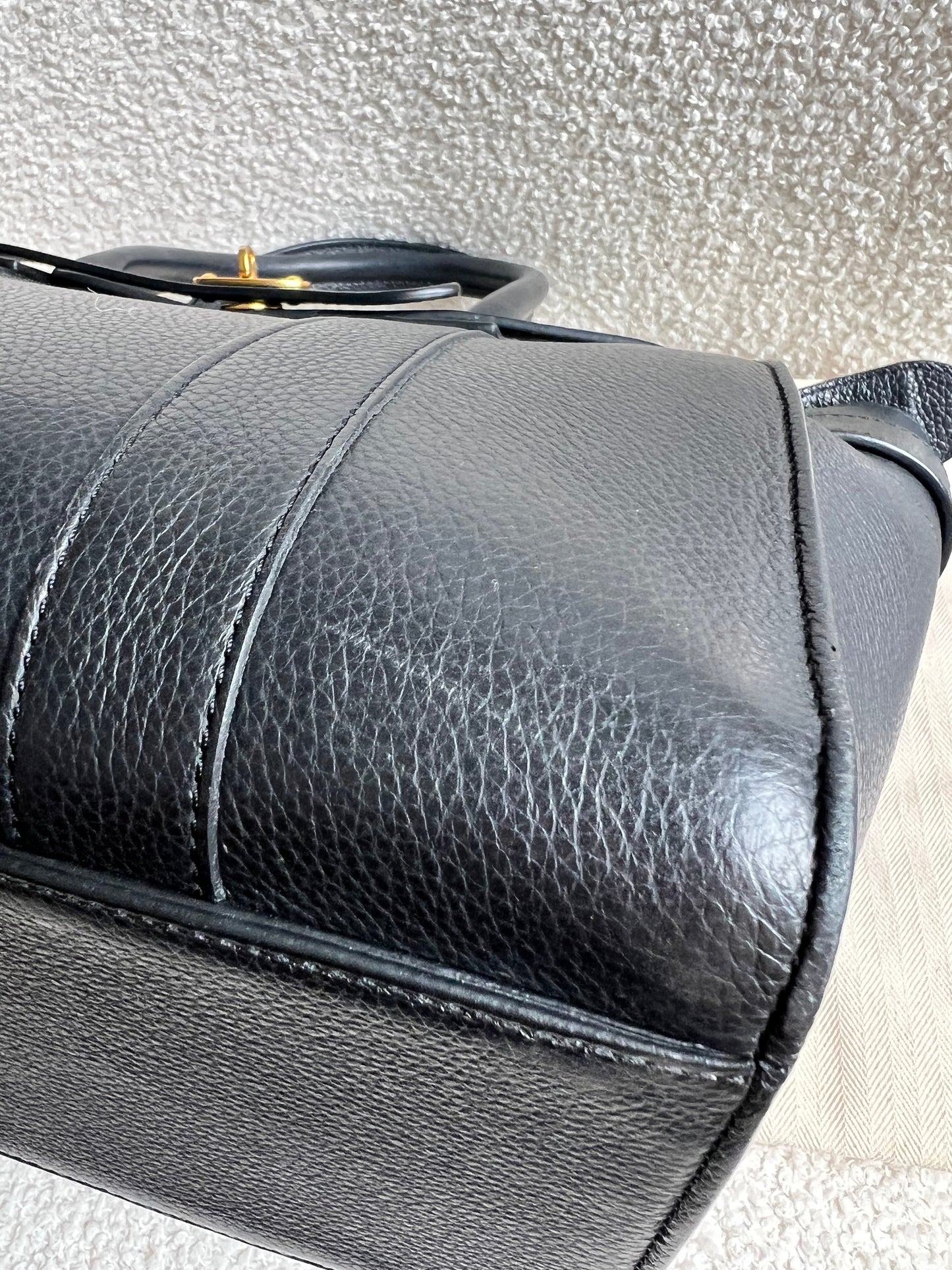 Mulberry Black Small Zipped Bayswater (RRP £1,245)