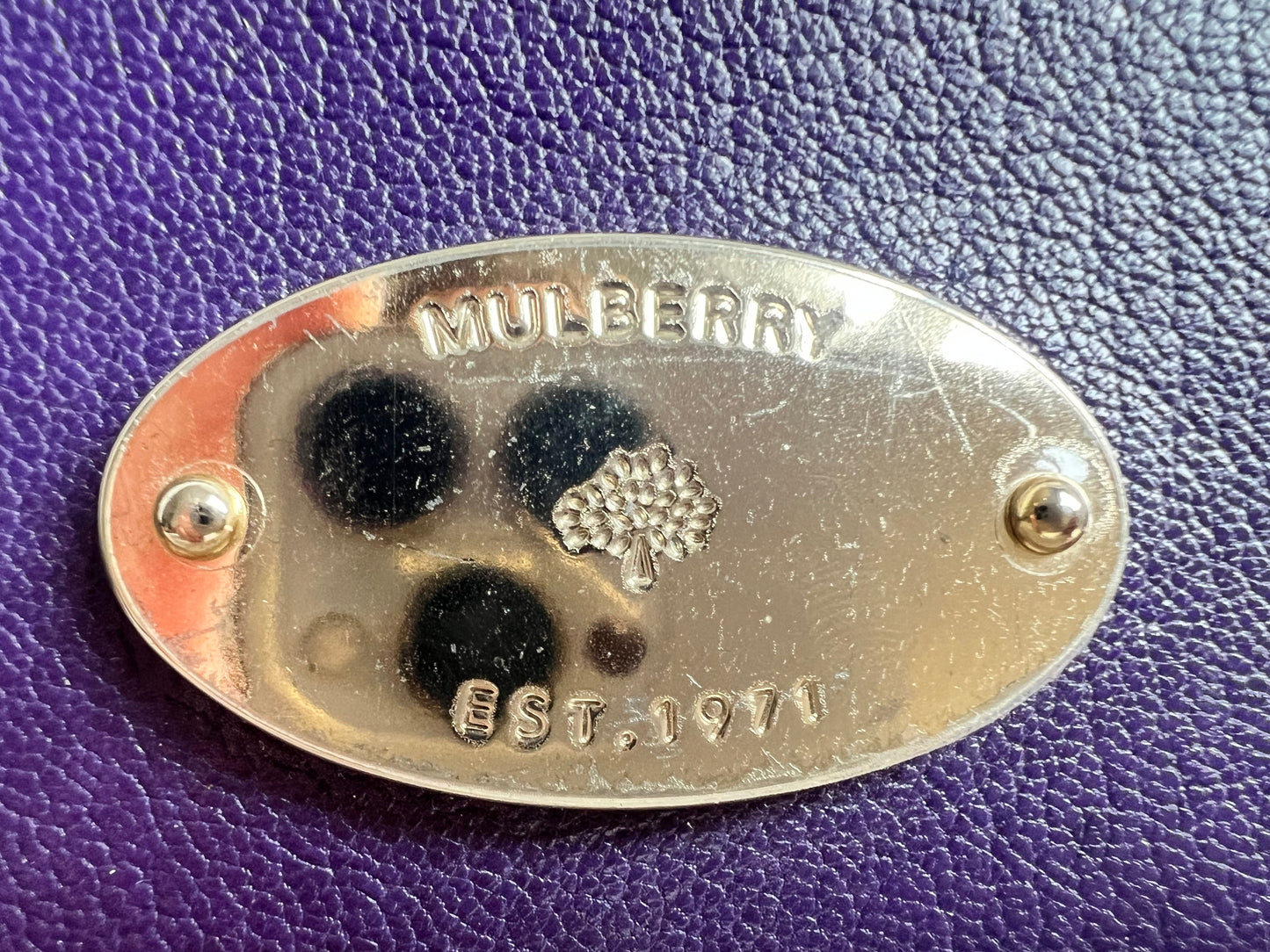 Mulberry Purple French Purse (RRP £275)