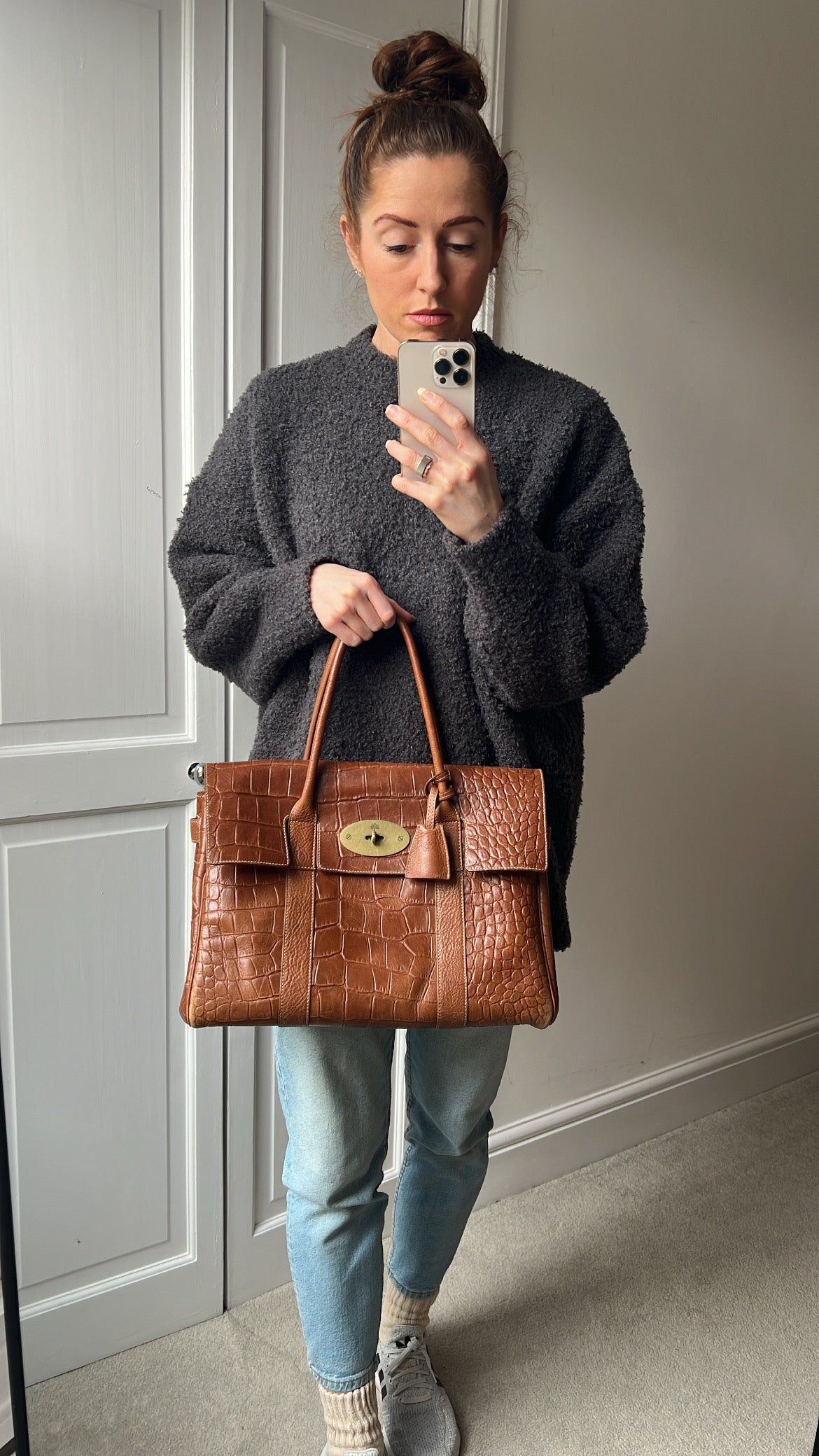 Mulberry Printed Oak Bayswater