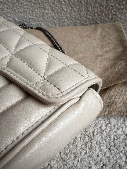 Gucci GG Cream Marmont Super Mini Aria Shoulder Bag (RRP £985)