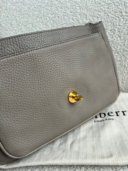 Mulberry Solid Grey Darley Shoulder Bag (RRP £1095)