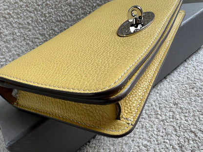 Mulberry Camomile Yellow Bayswater Clutch (RRP £495)