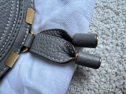 Chloe Small Cashmere Grey Marcie Saddle Bag (RRP £1050)