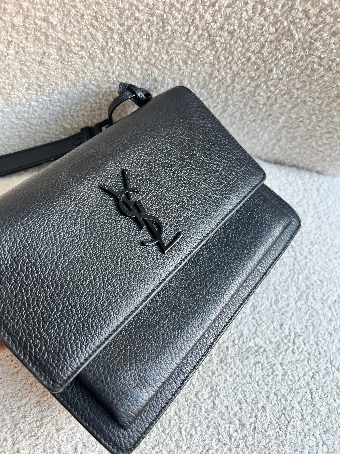 Yves Saint Laurent (YSL) Black on Black Medium Sunset