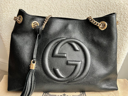 Gucci Black Soho Chain Tote (RRP £1350)