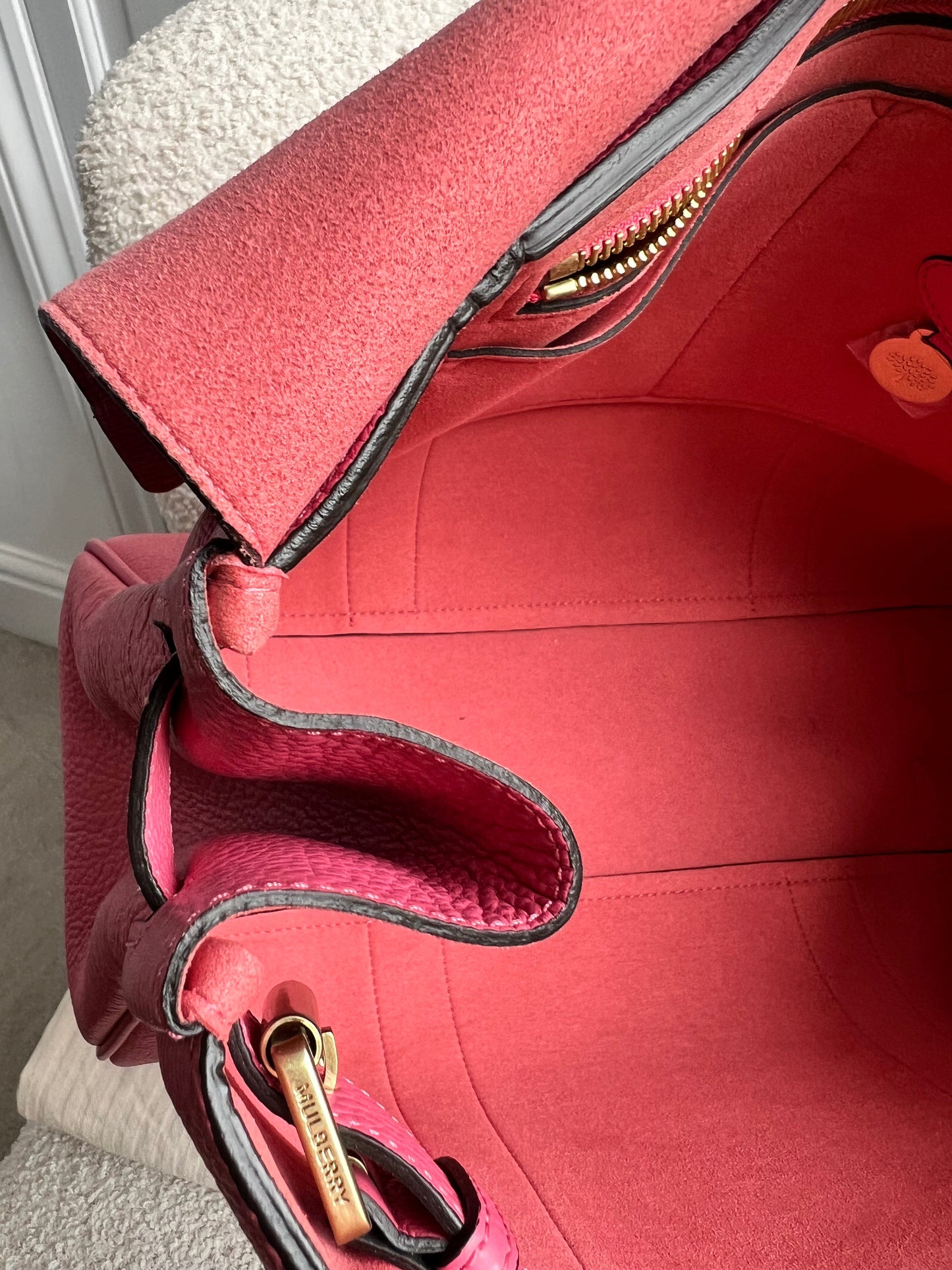 Mulberry Geranium Pink Bayswater (RRP £1095)