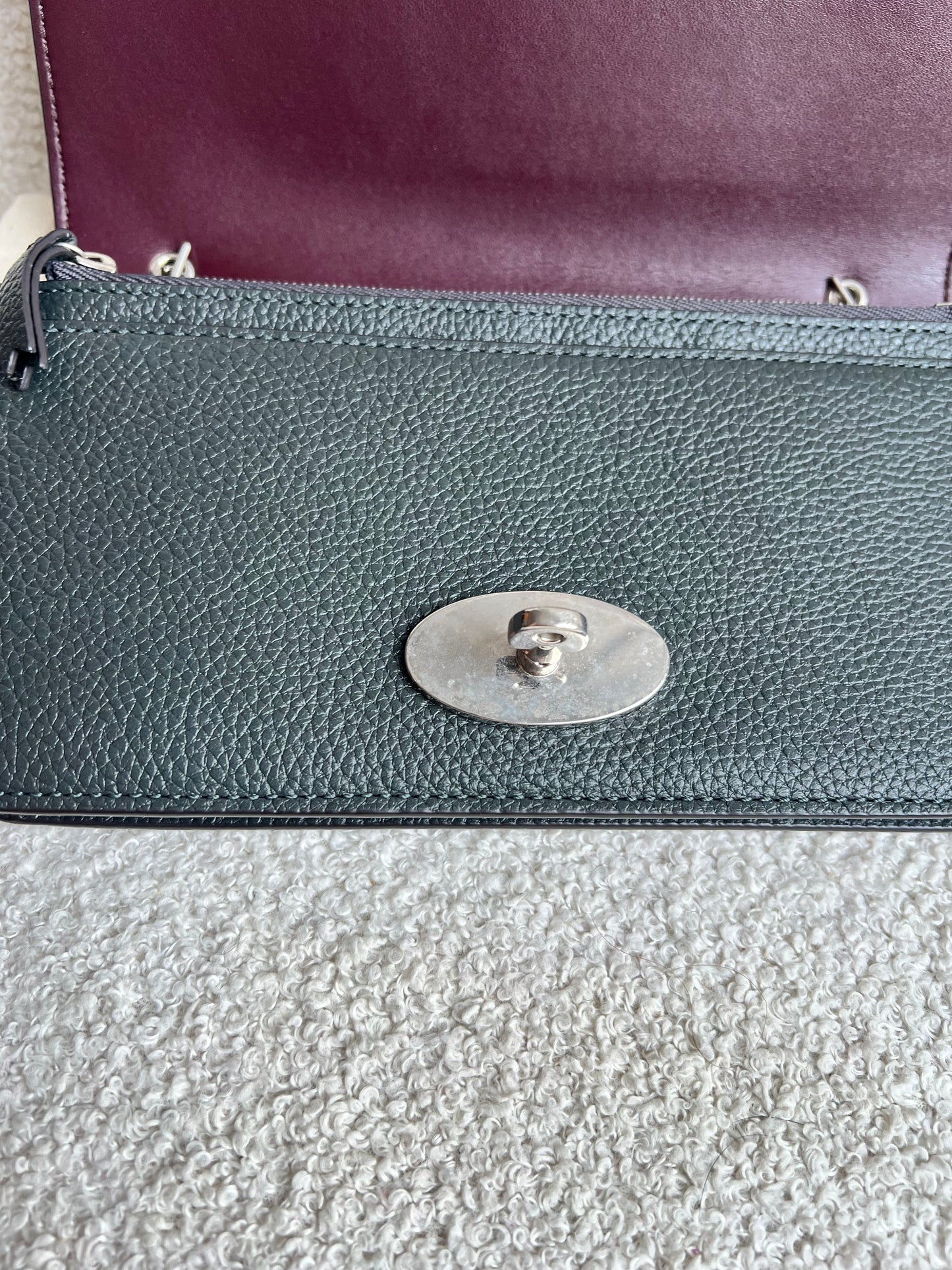 Mulberry Grey Bayswater Clutch (RRP £495)