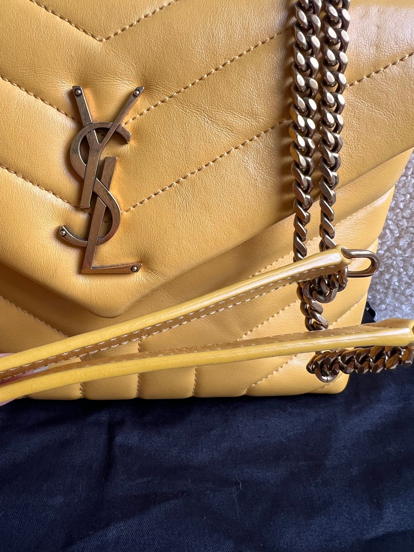 Yves Saint Laurent (YSL) Yellow Small Lou Lou (RRP £1,900)