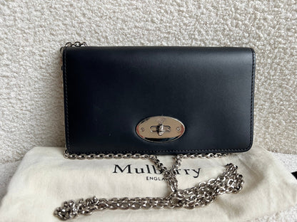 Mulberry Black Bayswater Clutch (RRP £495)