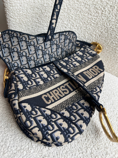 Christian Dior Oblique Saddle Bag