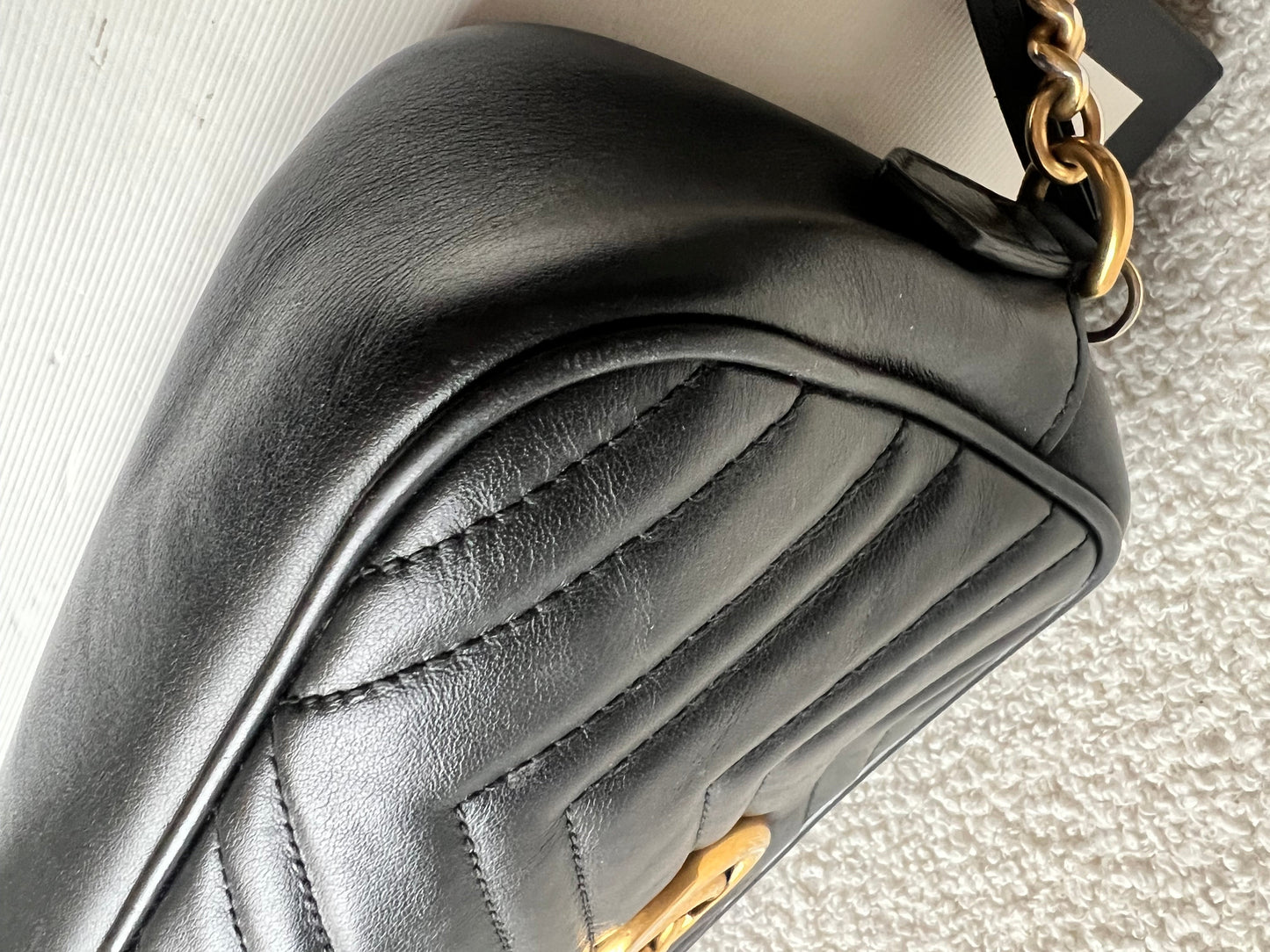 Gucci GG Black Marmont Small Shoulder Bag (RRP £1440)
