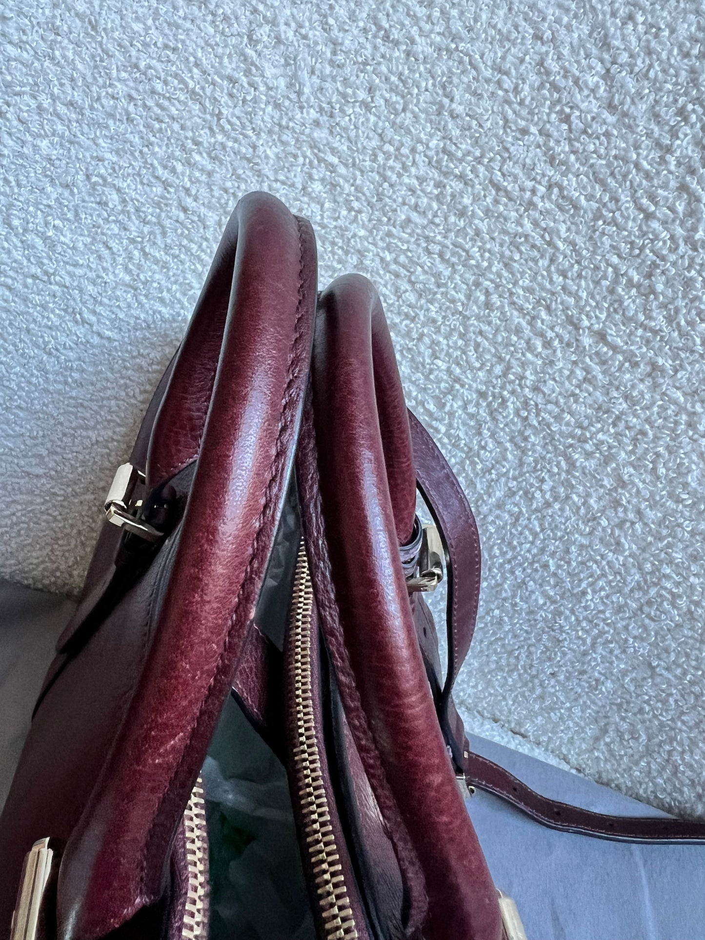 Mulberry Oxblood Small Double Zip Bayswater Tote (£1500)