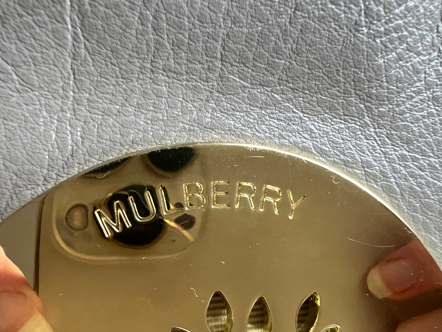 Mulberry Drizzle Grey Daria Clutch (RRP £550)