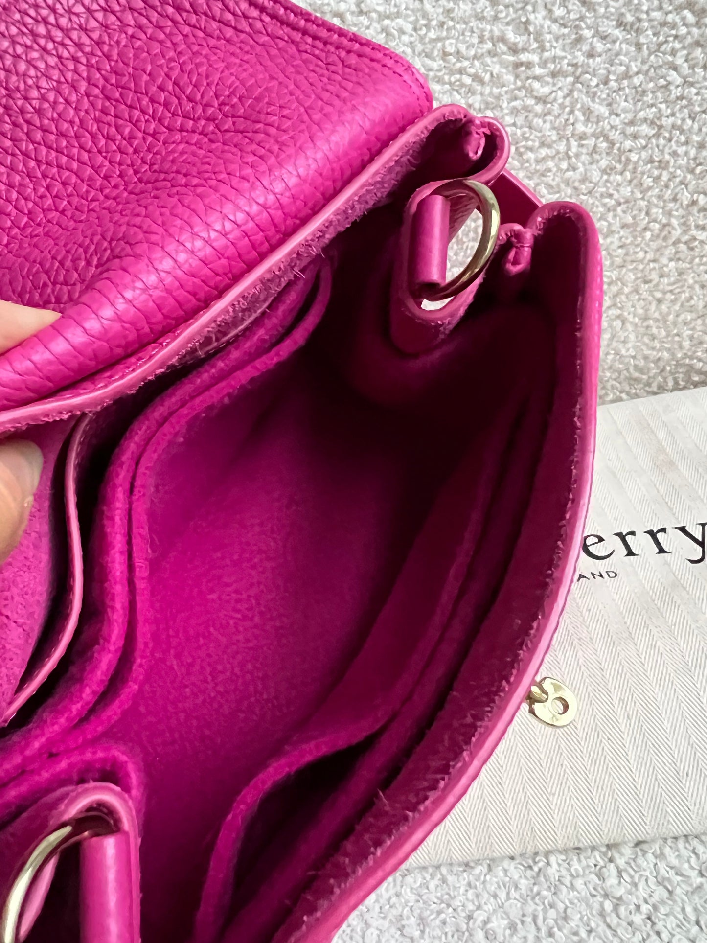 Mulberry Pink Mini Alexa (RRP £995)