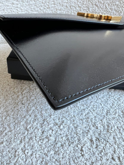 Yves Saint Laurent (YSL) Black Uptown Pouch Clutch (RRP £580)