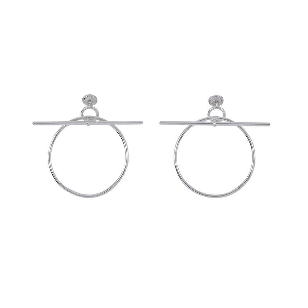 HERMES Loop Earrings Size MM SV925
