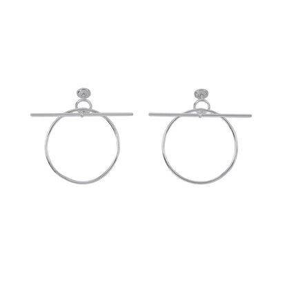 HERMES Loop Earrings Size MM SV925