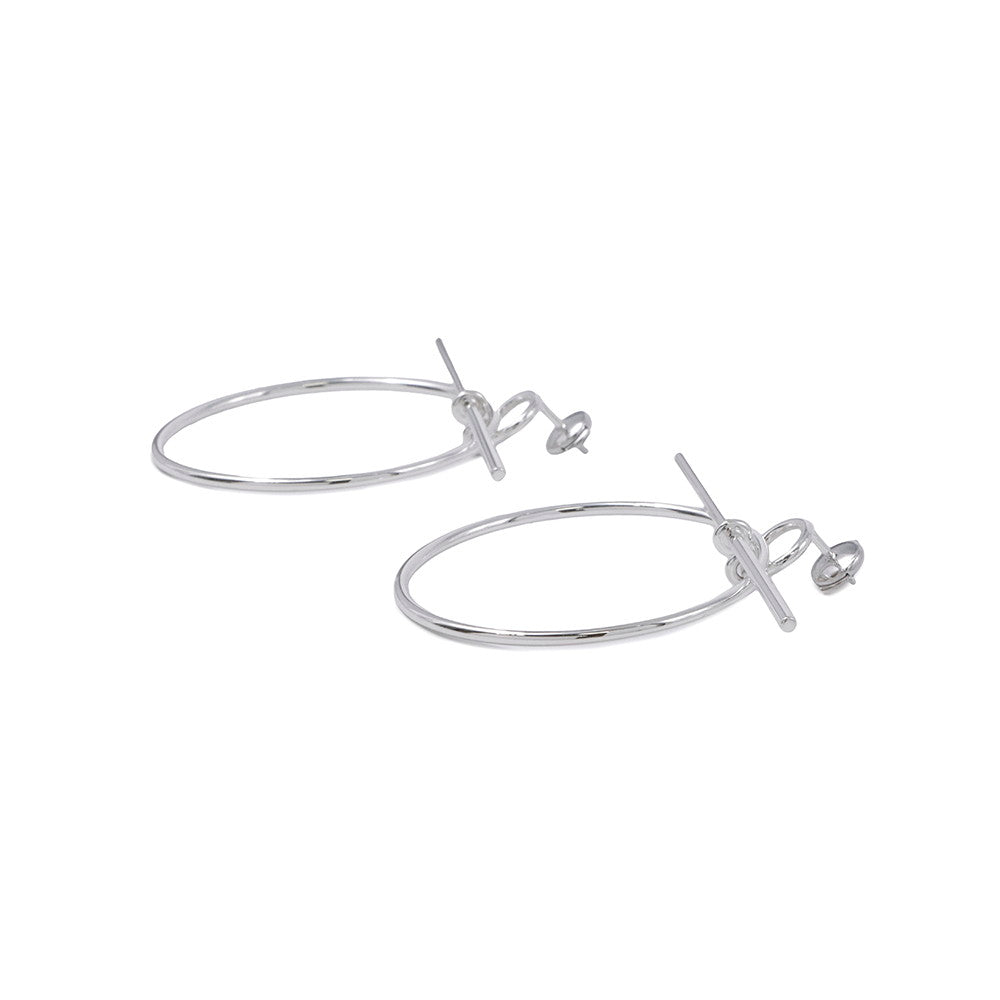 HERMES Loop Earrings Size MM SV925