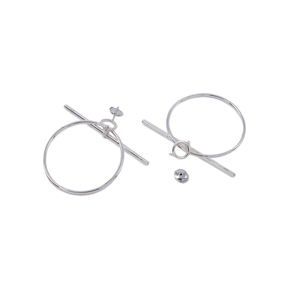 HERMES Loop Earrings Size MM SV925
