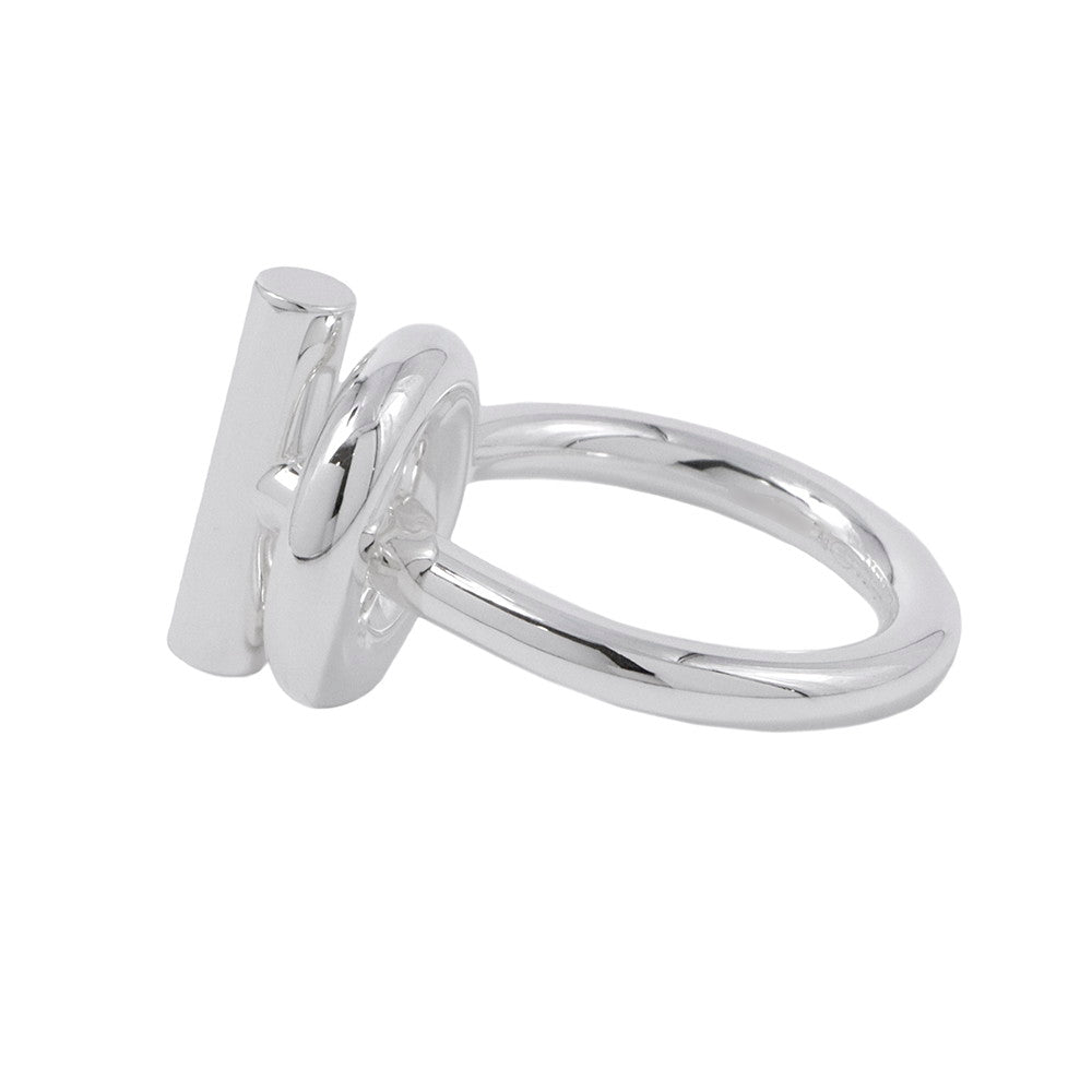 HERMES Echappee Ring Size 53 SV925