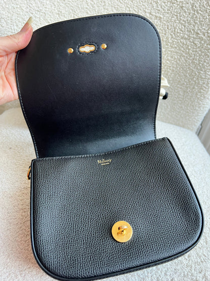 Mulberry Black Small Darley Satchel (RRP £595)