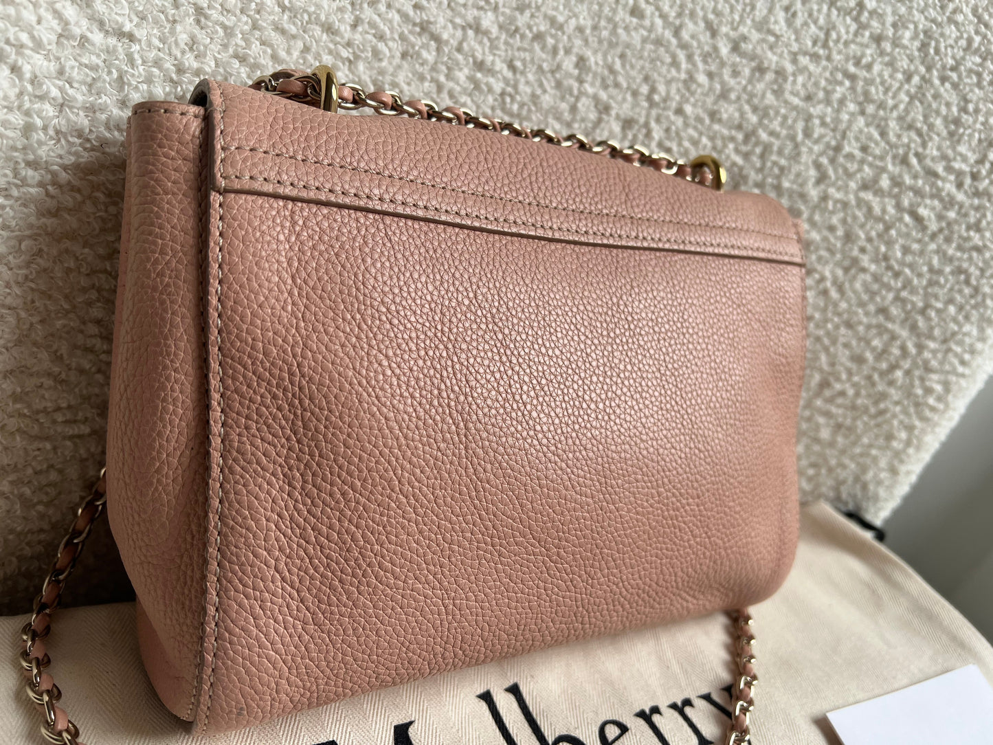 Mulberry Rose Petal Regular Lily with Gold Hardware (RRP £995)