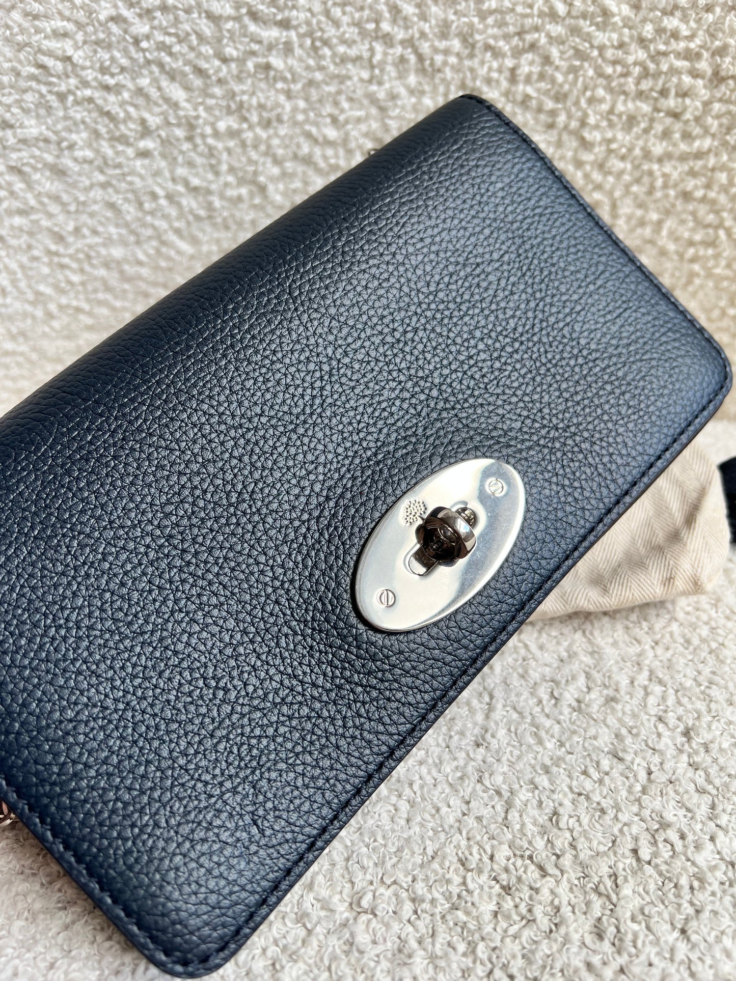 Mulberry Midnight Bayswater Clutch (RRP £495)