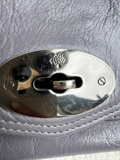 Mulberry Foggy Grey Alexa Postmans Lock Wallet