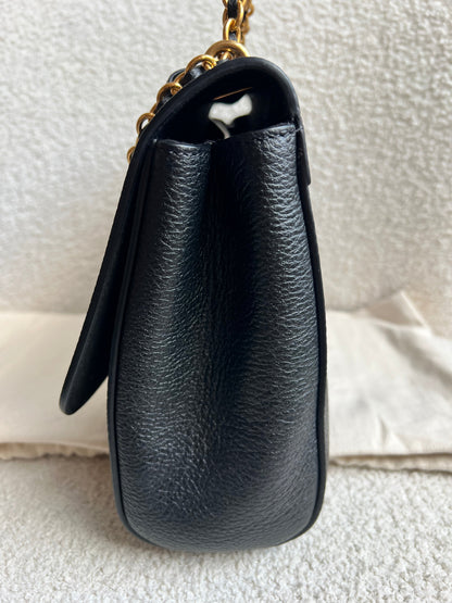 Mulberry Black Medium Lily with Gold Hardware (RRP £1095)