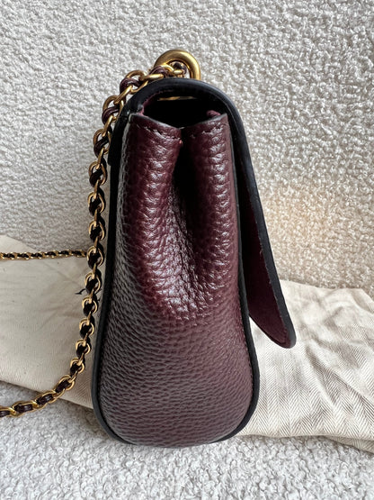 Mulberry Oxblood Regular Lily with Gold Hardware (RRP £995)