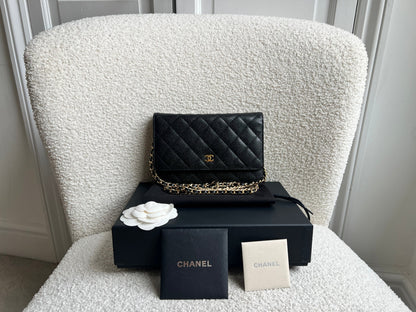 Chanel Black Caviar Wallet on Chain (RRP £2,930)