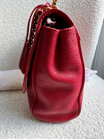 Mulberry Scarlet Medium Lily with Gold Hardware (RRP £1095)
