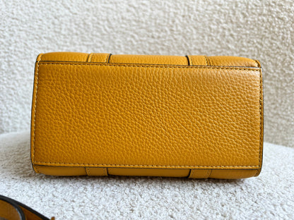Mulberry Deep Amber Micro Zipped Bayswater (RRP £795)