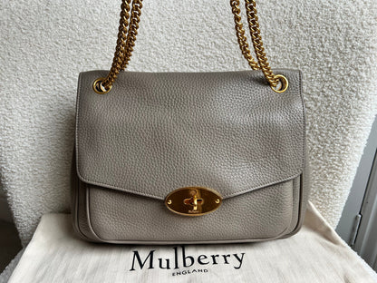 Mulberry Solid Grey Darley Shoulder Bag (RRP £1095)