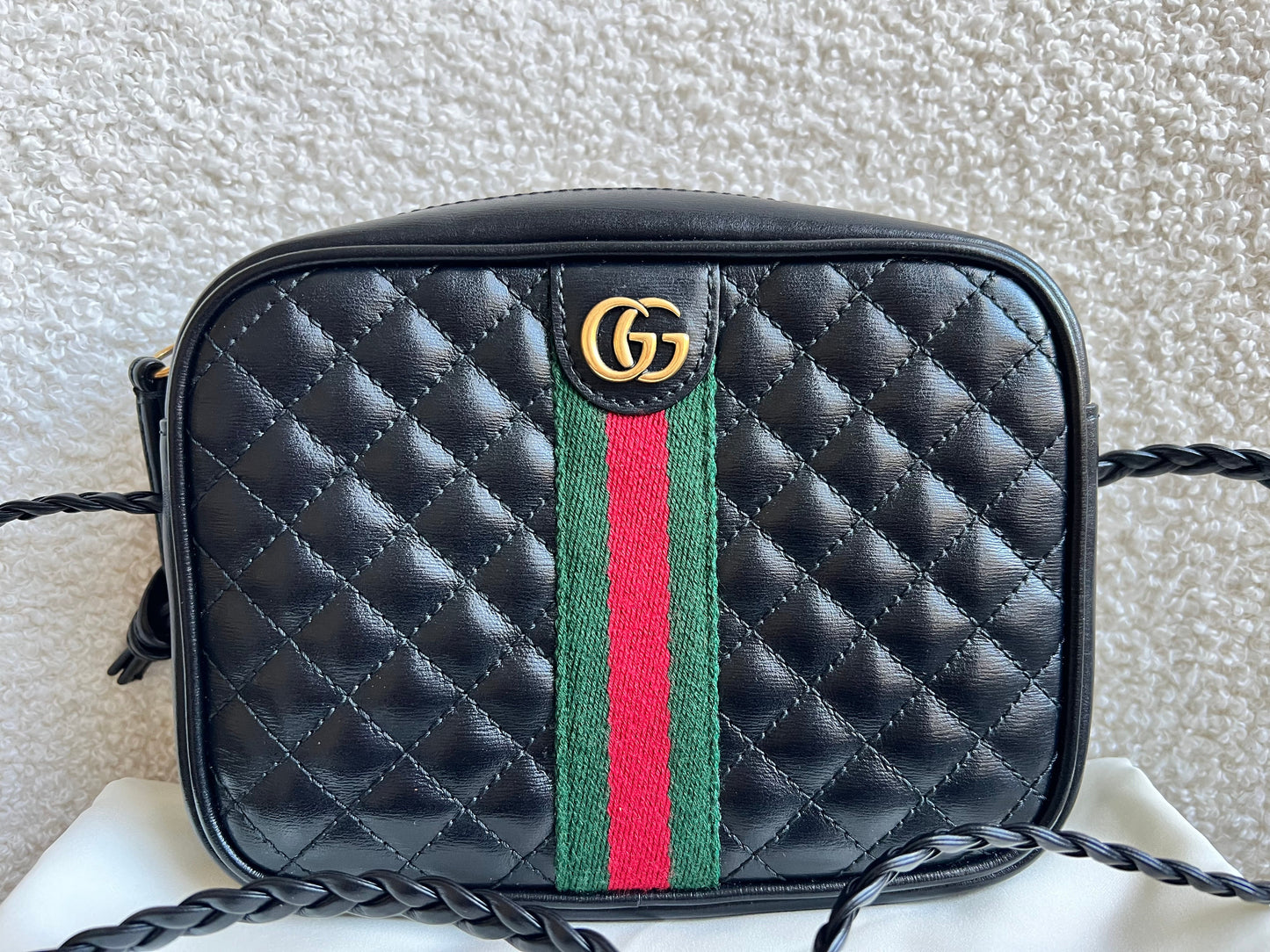 Gucci Mini Black Trapuntata Camera Bag