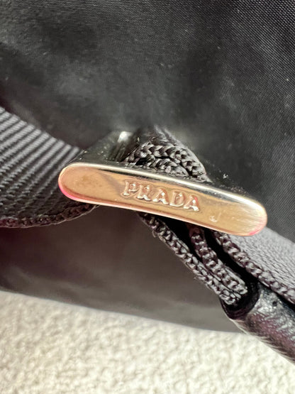 Prada Tessuto Nylon Black Messenger Bag