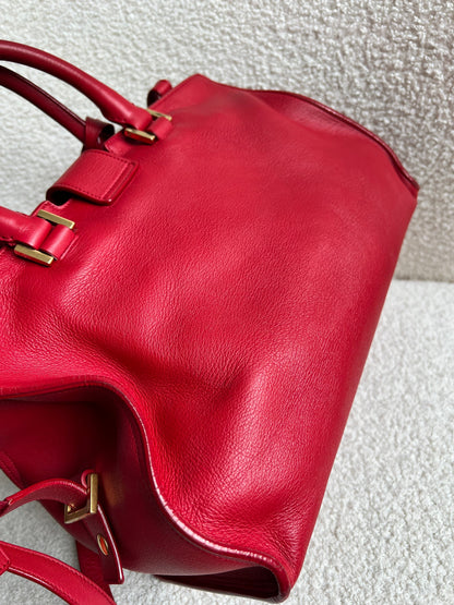 Yves Saint Laurent (YSL) Red Small Cabas Chyc Bag (RRP £1,350)
