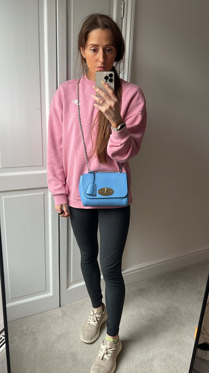 Mulberry Cornflower Blue Regular Lily with Gold Hardware (RRP £995)