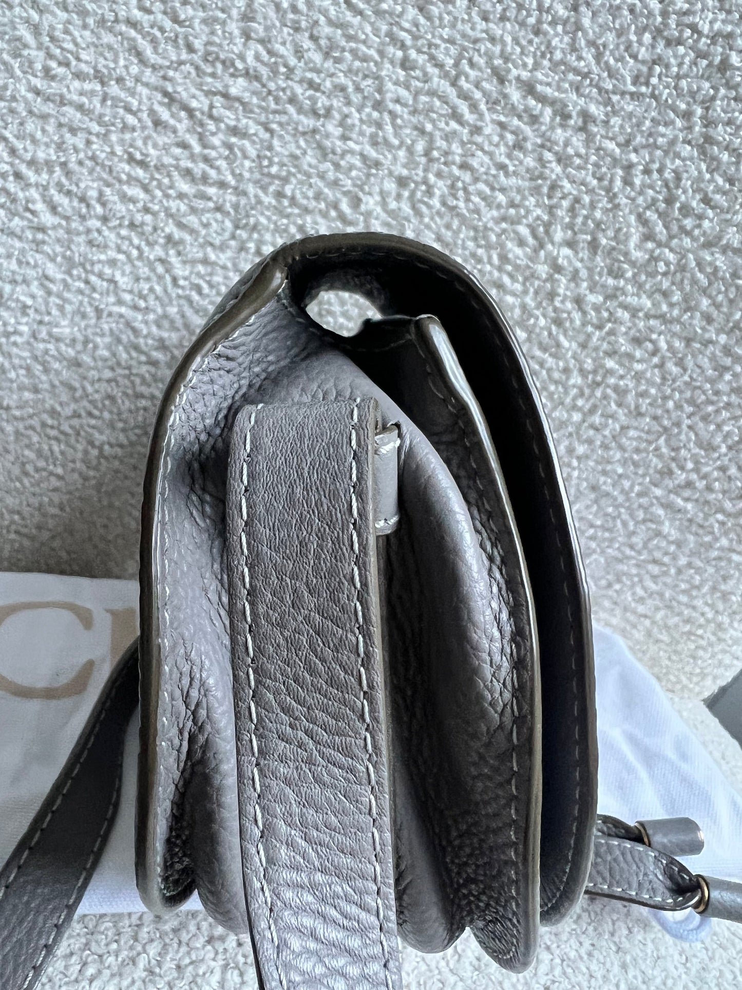 Chloe Small Cashmere Grey Marcie Saddle Bag (RRP £1050)